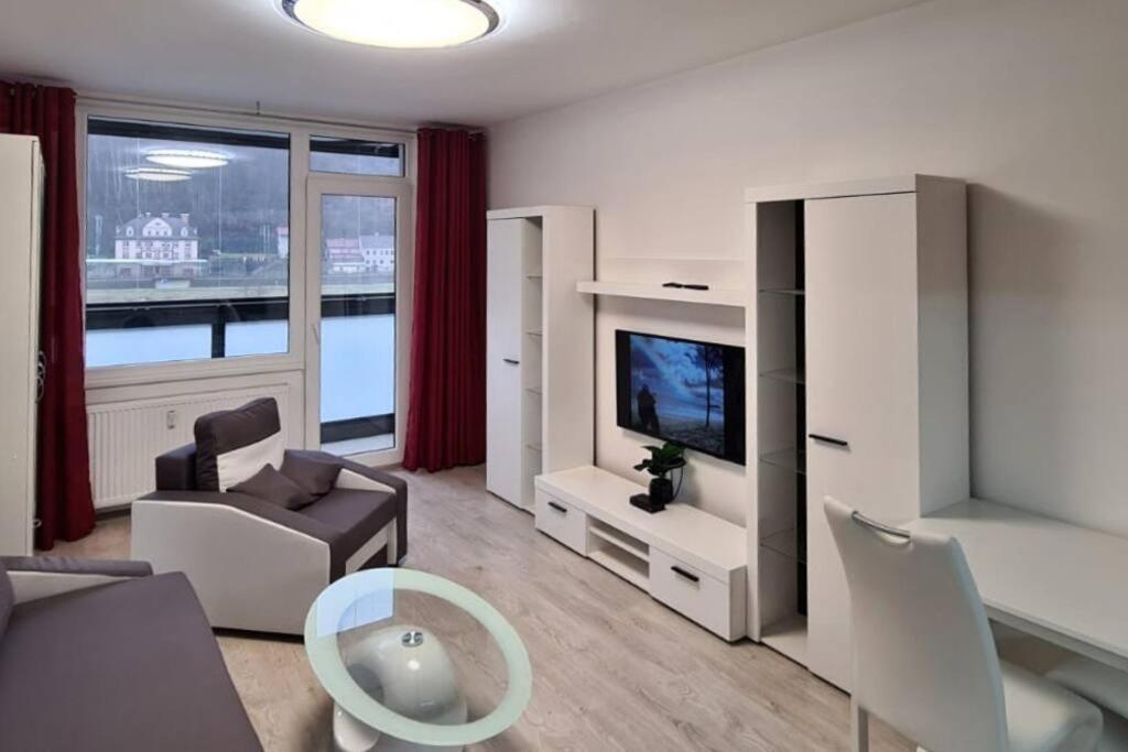 Utulny Apartman V Centru, S Krasnym Vyhledem Дечин Экстерьер фото